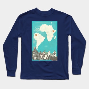 South America-Africa Music Long Sleeve T-Shirt